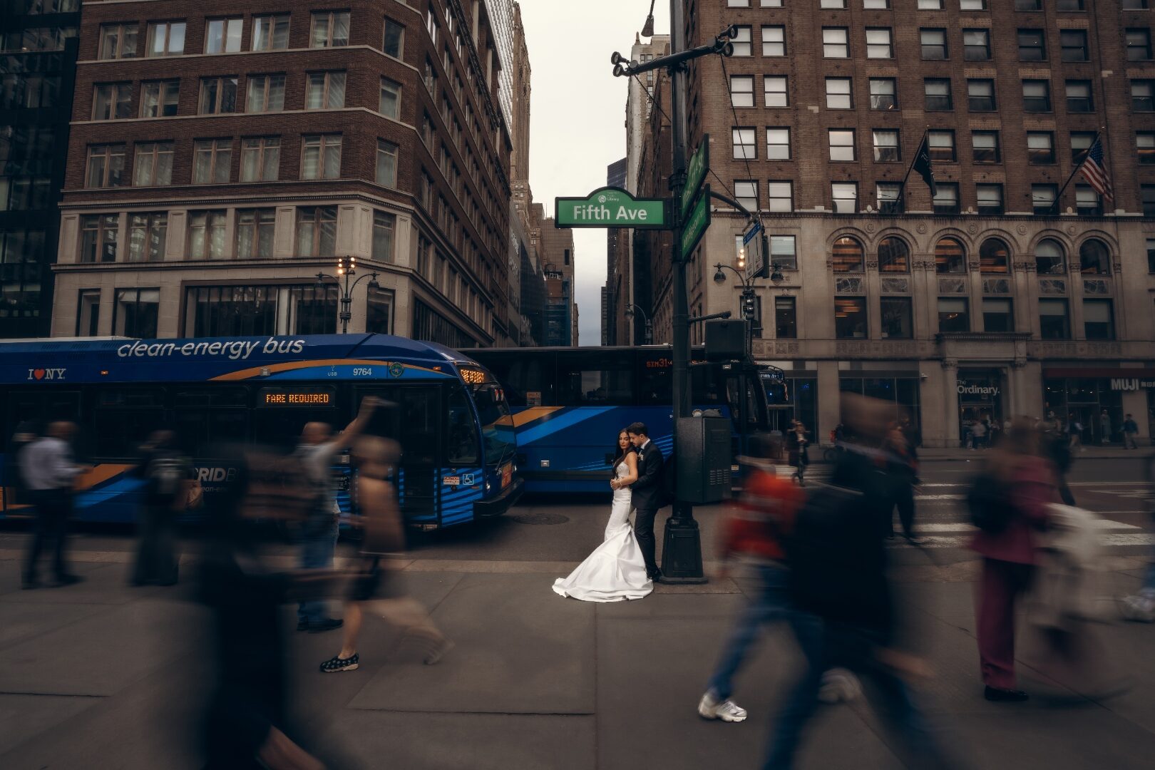 New York doesn't pause for anyone.